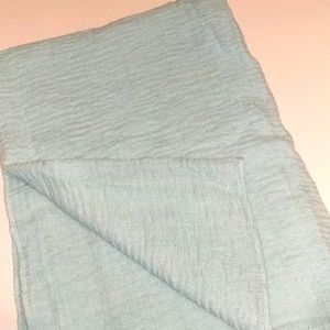 NWOT Mint Light Sheer Gauze Scarf Wrap